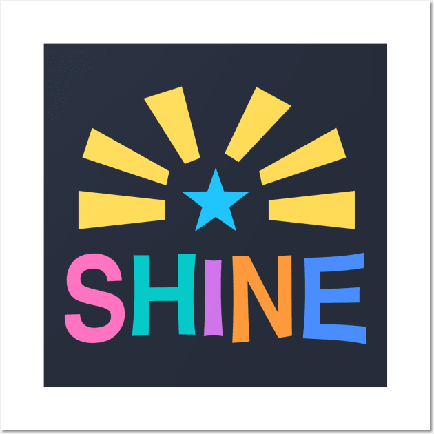 Let Your Light Shine Wall Art by LittleBunnySunshine